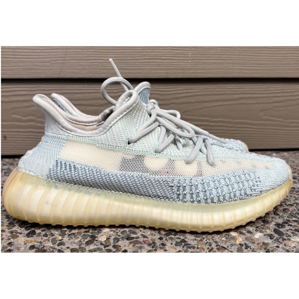 Adidas Yeezy Boost 350 V2 Cloud White Ice Blue Men's GY7657 Low Top Sneakers